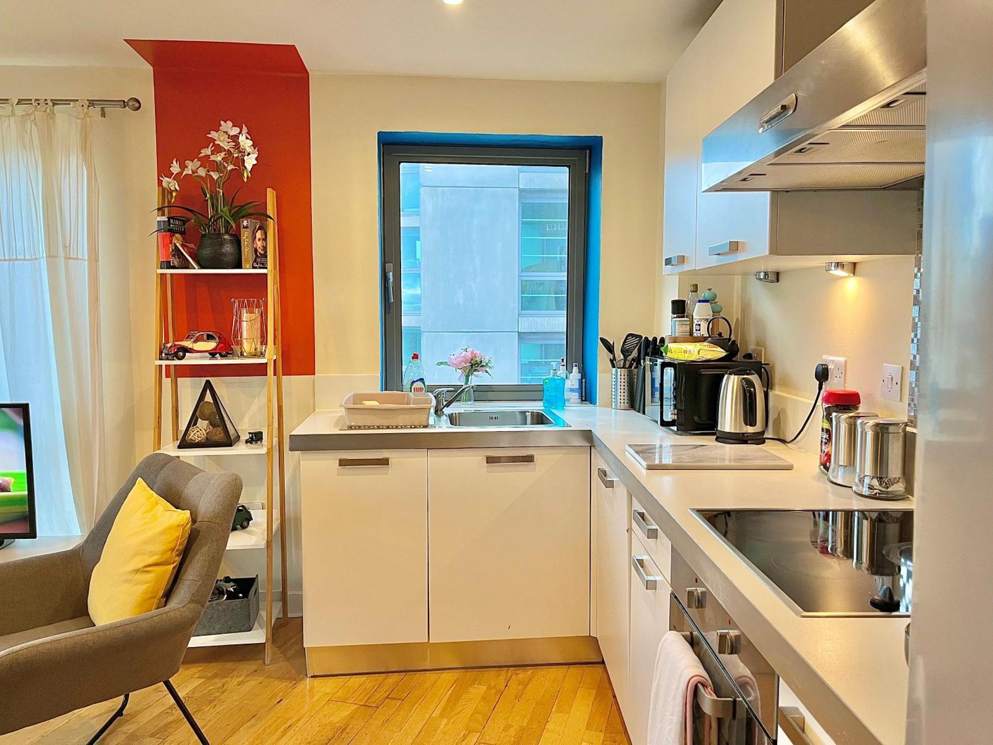 Skyview Apartment By Noknokstay - City Centre With Parking - Group, Family, Business Sheffield Exterior foto
